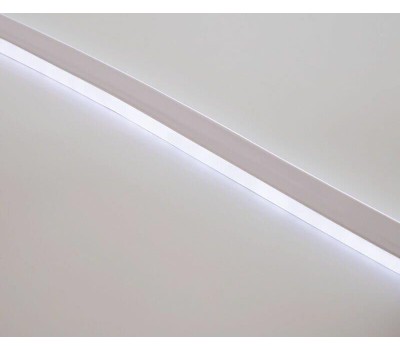 Лента светодиодная NEON-NIGHT Гибкий неон 8х16мм односторонний 120 LED/м ТЕПЛЫЙ БЕЛЫЙ 230В бухта 100м (с комплектом подключения)