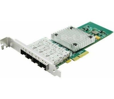 Сетевой адаптер LR-LINK Сетевой адаптер LREC9714HF-4SFP Intel I350 AM4 PCI-E x4 1GB 4 X SFP I350-F4