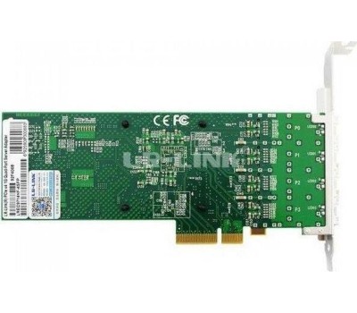Сетевой адаптер LR-LINK Сетевой адаптер LREC9714HF-4SFP Intel I350 AM4 PCI-E x4 1GB 4 X SFP I350-F4