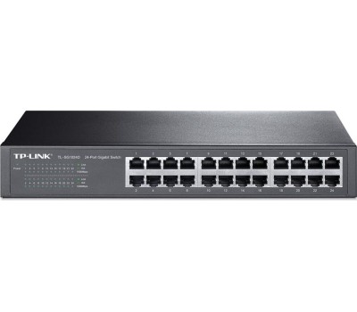 Коммутатор TP-LINK Коммутатор TL-SG1024D 24 порта (24x1000Mbs, неуправляемый, возможен монтаж в 19