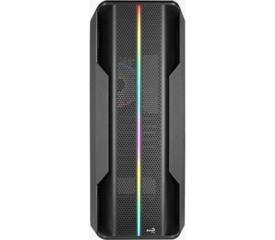 Корпус для ПК AEROCOOL Корпус ATX Splinter Duo-G-BK-v1, Midi-Tower, без БП, черный [accm-pb26033.11]