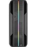 Корпус для ПК AEROCOOL Корпус ATX Splinter Duo-G-BK-v1, Midi-Tower, без БП, черный [accm-pb26033.11]