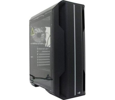 Корпус для ПК AEROCOOL Корпус ATX Splinter Duo-G-BK-v1, Midi-Tower, без БП, черный [accm-pb26033.11]