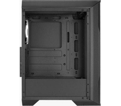 Корпус для ПК AEROCOOL Корпус ATX Splinter Duo-G-BK-v1, Midi-Tower, без БП, черный [accm-pb26033.11]