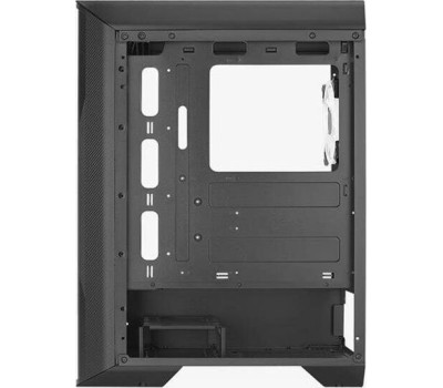 Корпус для ПК AEROCOOL Корпус ATX Splinter Duo-G-BK-v1, Midi-Tower, без БП, черный [accm-pb26033.11]