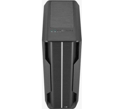 Корпус для ПК AEROCOOL Корпус ATX Splinter Duo-G-BK-v1, Midi-Tower, без БП, черный [accm-pb26033.11]