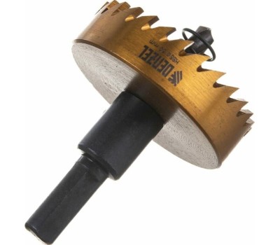 Коронка DENZEL Коронка по металлу HSS, 50 мм, нитридтитановое покрытие 724116