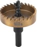 Коронка DENZEL Коронка по металлу HSS, 50 мм, нитридтитановое покрытие 724116