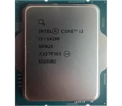 Процессор INTEL CPU Core i3-14100 3.5GHz 4/8 Raptor Lake Refresh UHD730 60W LGA1700 OEM