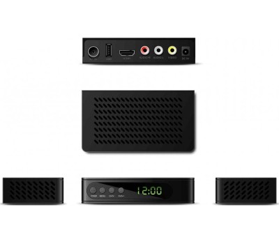 Ресивер HYUNDAI Ресивер DVB-T2 H-DVB240, черный