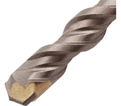 Бур DENZEL Бур по бетону, двойная спираль, три пылеотводящие кромки, 12 x 210 мм 705024