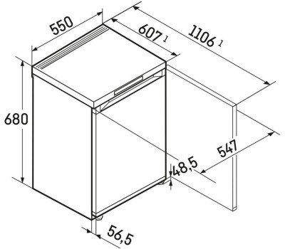 Морозильник LIEBHERR Морозилка Fe 1003-20 001