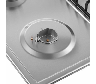 Варочная панель газовая MAUNFELD Газовая варочная панель EGHS.64.3STS-ES/G, 4 конфорки, нержавеющая сталь, серебристый