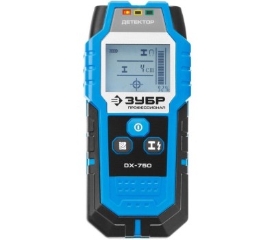 Детектор ЗУБР Детектор металла DX-750, глубина до: 10см, с автокалибровкой [45260]