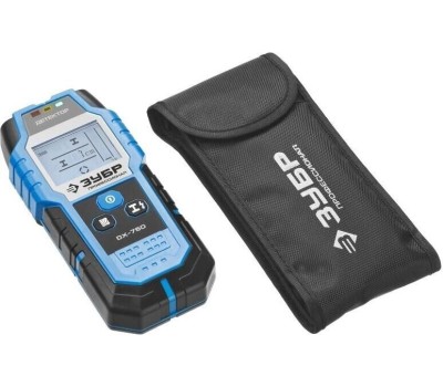 Детектор ЗУБР Детектор металла DX-750, глубина до: 10см, с автокалибровкой [45260]