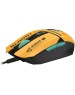 A4TECH Мышь проводная Bloody W63 Max Renegade, игровая, оптическая, 12000dpi, желтый и рисунок