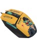 A4TECH Мышь проводная Bloody W63 Max Renegade, игровая, оптическая, 12000dpi, желтый и рисунок