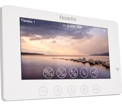 FALCON EYE Видеодомофон Cosmo HD Wi-Fi, белый