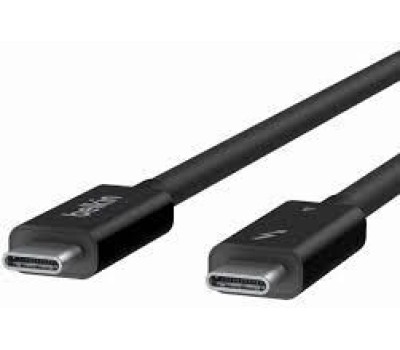 BELKIN Кабель Connect USB-C to USB-C 100W Thunderbolt 4 Cable. Длина: 2м. Цвет: черный