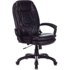 Кресло БЮРОКРАТ Кресло руководителя CH-868N черный Leather Venge Black искусственная кожа крестовина пласти