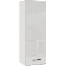 Модуль для гостиной НК-МЕБЕЛЬ GLOSS шкаф навесной Белый/Белый глянец 71373113 (2 кор.)