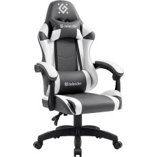 Кресло DEFENDER (64026) Fortune серый/белый