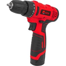 Дрель-шуруповёрт EDON AD-1201 черный/красный 15417 12В, 1аккум