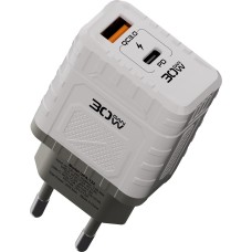 Зарядное устройство DEFENDER (83230) UPA-132 30W, USB A+C, белый