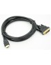 NONAME Кабель DVI HDMI (m) (прямой) - DVI-D (m) (прямой), 2м, черный
