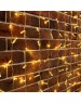 NEON-NIGHT Гирлянда светодиодная Занавес 2х6м 768 LED ТЕПЛЫЙ БЕЛЫЙ прозрачный ПВХ IP65 эффект мерцания 230В нужен блок 303-500-1