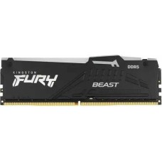 KINGSTON Память DDR5 32GB 6000MHz KF560C36BBEA-32 Fury Beast Black Expo RGB RTL Gaming PC5-48000 CL36 DIMM 288-pin 1.35В kit dual rank с радиатором Ret