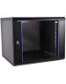 ЦМО Шкаф коммутационный ШРН-Эконом ШРН-Э-6.500-9005 настенный, стеклянная передняя дверь, 6U, 600x342x520 мм