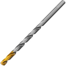 Сверло DENZEL Сверло спиральное по металлу 7,5 х 156 мм, Р6М5, Golden Tip, удлиненное 718259