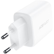 СЗУ ACEFAST Зарядное устройство двухпортовое A25 PD20W USB-C+USB-A dual port charger (EU). Цвет: белый