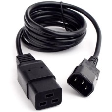 кабель CABLEXPERT Кабель питания PC-189-1-1 1.8м, C14- C19, 3x1кв.мм, черный, с заземлением