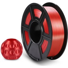 NV PRINT Филамент NVPRINT Silk PLA+ Red для 3D печати диаметр 1.75мм длина 330 метров масса 1 кг