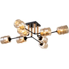 ESCADA Потолочный светильник 699/8P E27*60W Black