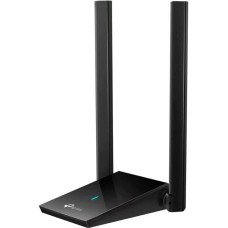 Адаптер TP-LINK USB‑адаптер Archer TX20U PLUS высокого усиления AX1800 /Wi-Fi 6E/MU-MIMO/Wi-Fi/2.4ГГц до 574 Мбит.с + 5 ГГц до 1201 Мбит.с/USB 3.0/WPA3/2 антенны/черный (ARCHER TX20U PLUS)