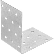 СИБРТЕХ Крепежный уголок равносторонний 2 мм, KUR 80 х 80 х 60 мм 46425