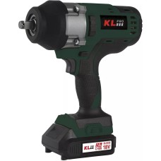 KLPRO Профессиональный бесщеточный гайковерт аккумуляторный KLSS18BHX-20 (18В, Li-ion-2шт, 2.0Ач, 800Нм, 2 скорости, подсветка,З/У,в кейсе)