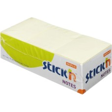 STICK`N Блок самоклеящийся бумажный 21005 38x51мм 100лист. 70г/м2 пастель желтый бокс (упак.:1шт)