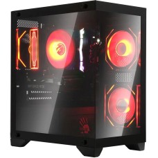 BLOODY Корпус BD-CC103 черный без БП mATX 7x120mm 1xUSB2.0 1xUSB3.0 audio bott PSU
