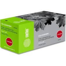 Картридж лазерный CACTUS Картридж лазерный CS-C040HBK 040 H BK черный (12500стр.) для Canon LBP 710CX/712CX I-Sensys