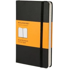 MOLESKINE Блокнот CLASSIC MM710 Pocket 90x140мм 192стр. линейка твердая обложка черный