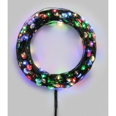 NEON-NIGHT Гирлянда светодиодная Роса с контроллером 50м 500 LED МУЛЬТИКОЛОР IP20 230В зеленый провод