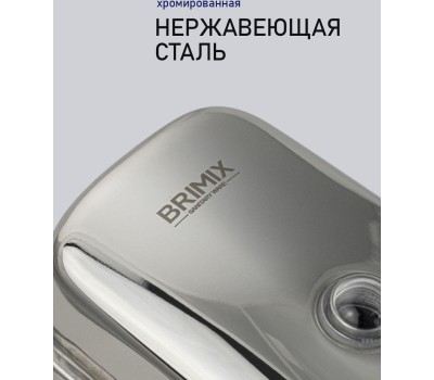 Дозатор для жидкого мыла BRIMIX 618 Дозатор жидкого мыла настенный металлический с глазком (2)