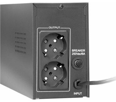 Источник бесперебойного питания EXEGATE (244541) POWER BLACK BNB-400 (400VA/2 евророзетки)