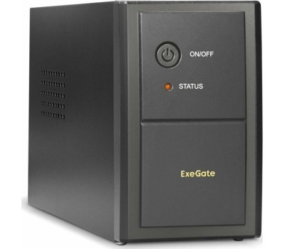Источник бесперебойного питания EXEGATE (244541) POWER BLACK BNB-400 (400VA/2 евророзетки)