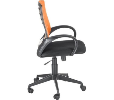Кресло компьютерное OLSS кресло ИРИС ткань TW-оранжевый/TW-черный