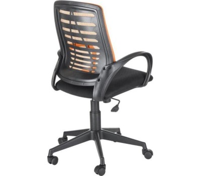 Кресло компьютерное OLSS кресло ИРИС ткань TW-оранжевый/TW-черный